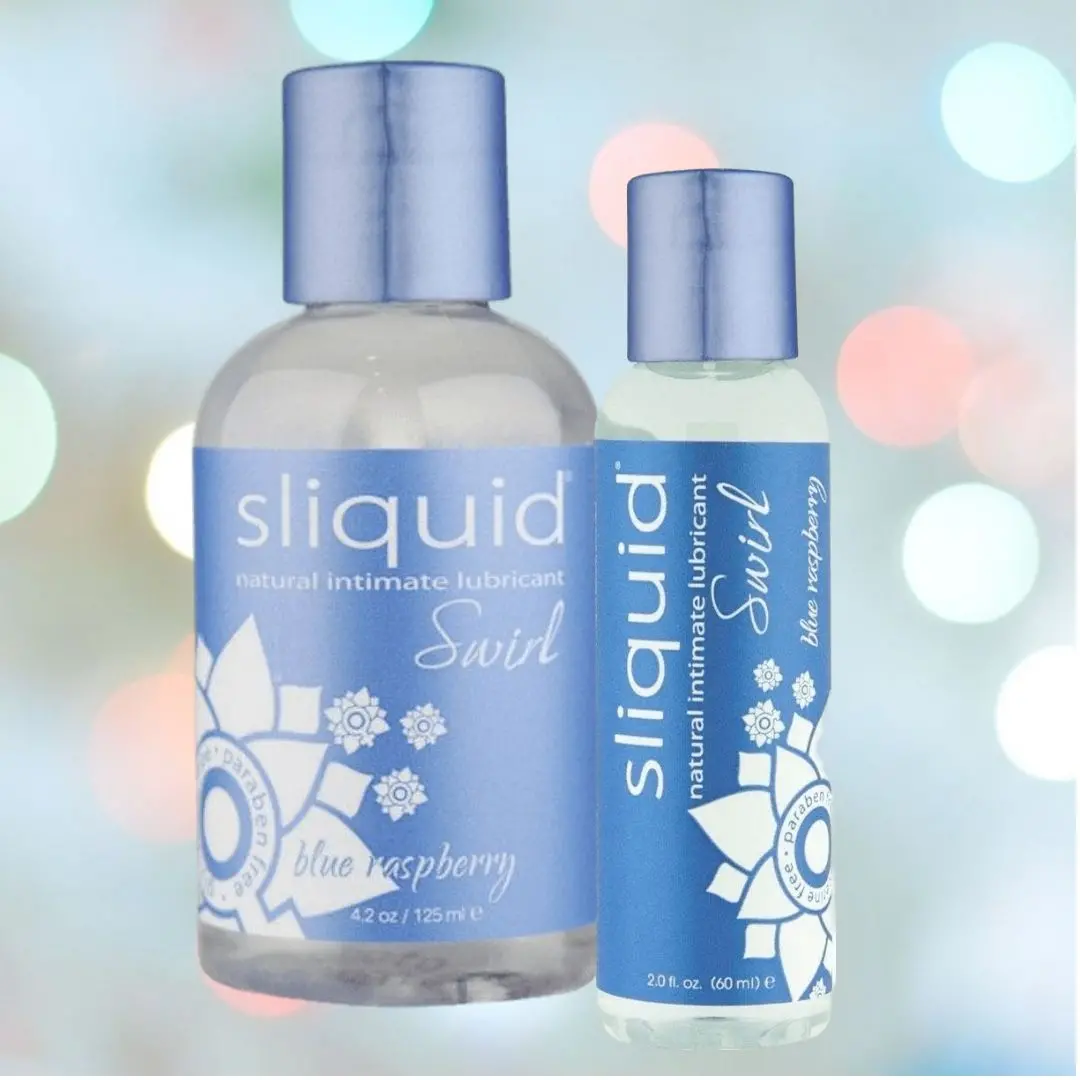 Sliquid Swirl Blue Raspberry Flavored Lubricant 1