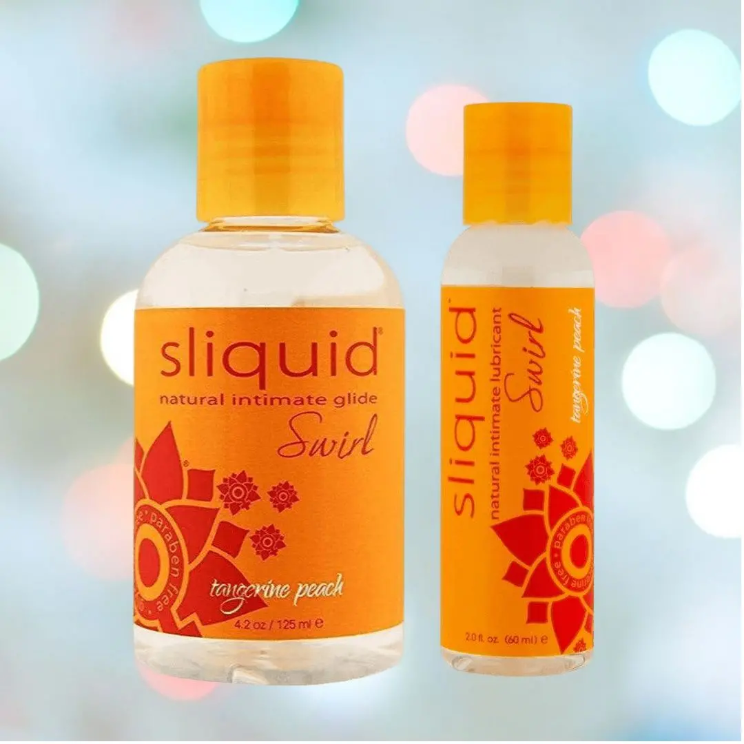 Sliquid Swirl "Tangerine Peach" Flavored Lubricant 🍑 1