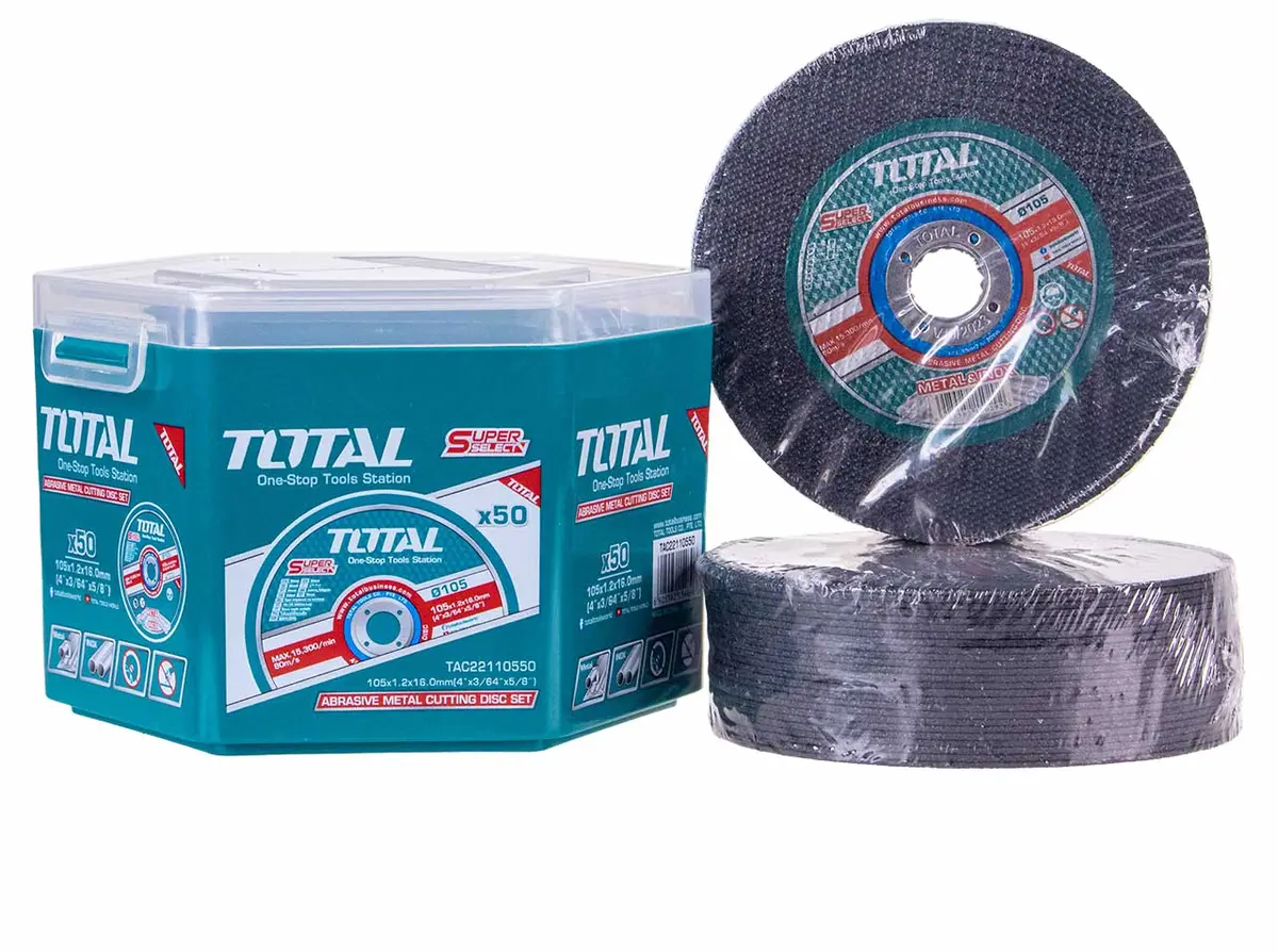 Total Abrasive Metal Cutting Disc Set Tac22110550 1