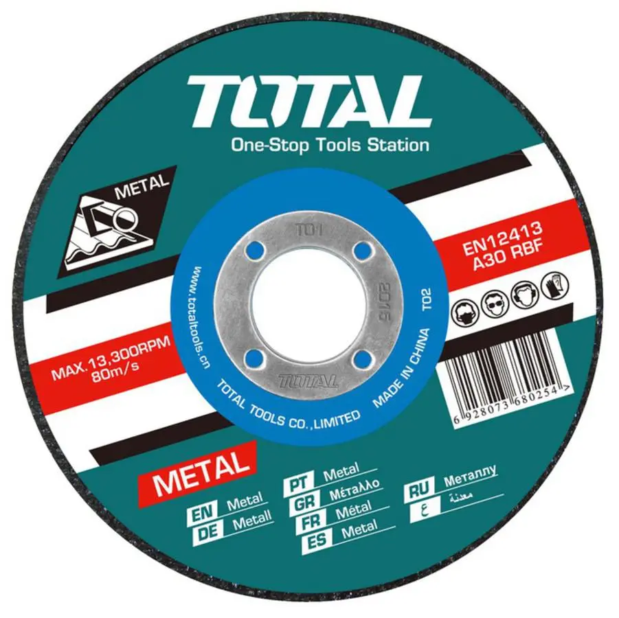 Total Abrasive Metal Cutting Disc 355Mm 14" Tac2213551 1