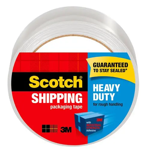 Tape Shipping Clear Heavy Duty 1.88"X54.6Yd 3M 1