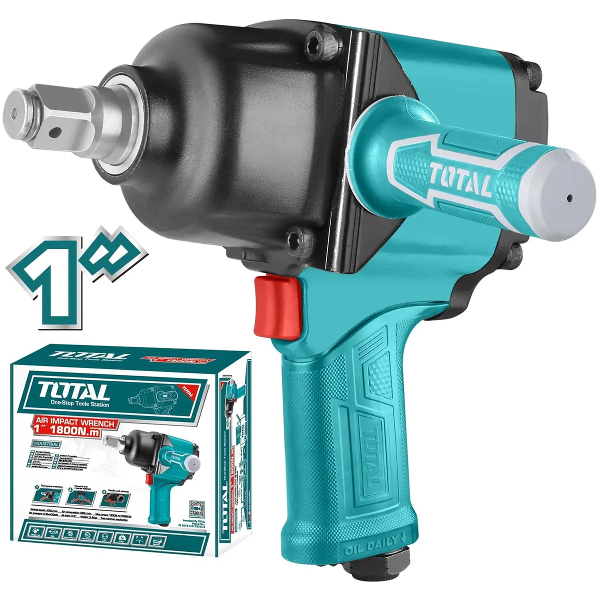 Total Air Impact Wrench 1" Tat41112 1