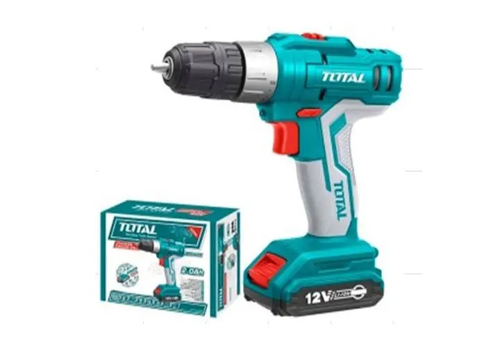 Total Lithium-Ion Cordless Drill 12V 10Mm Tdli1221 1