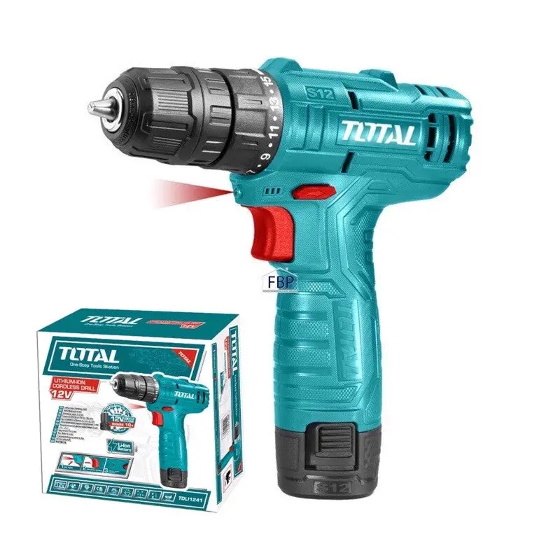 Total Lithium-Ion Cordless Drill 12V 10Mm 20Nm Tdli12415 1