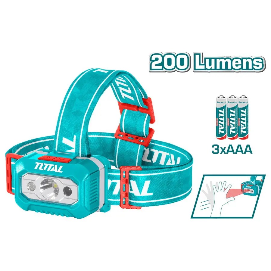 Total Headlamp 200Lumens Thl013aaa6 1