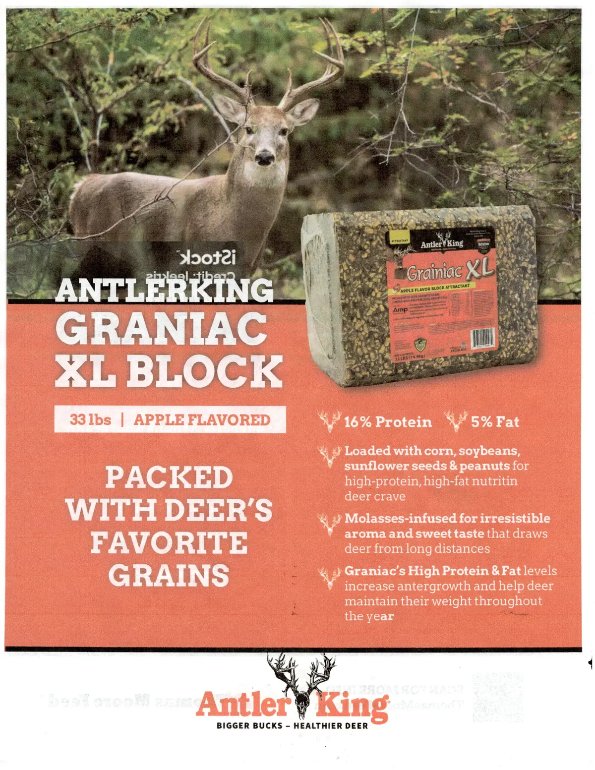 Antlerking Graniac Xl Deer Block 1