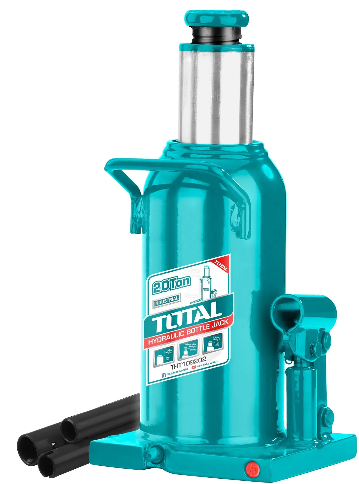 Total Hydraulic Bottle Jack 20Ton Tht109202 1