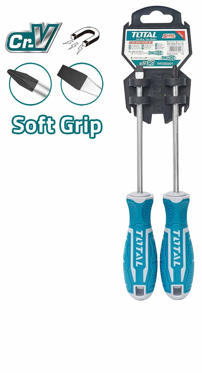 Total 2 Pcs Screwdriver Set Tht250201 1