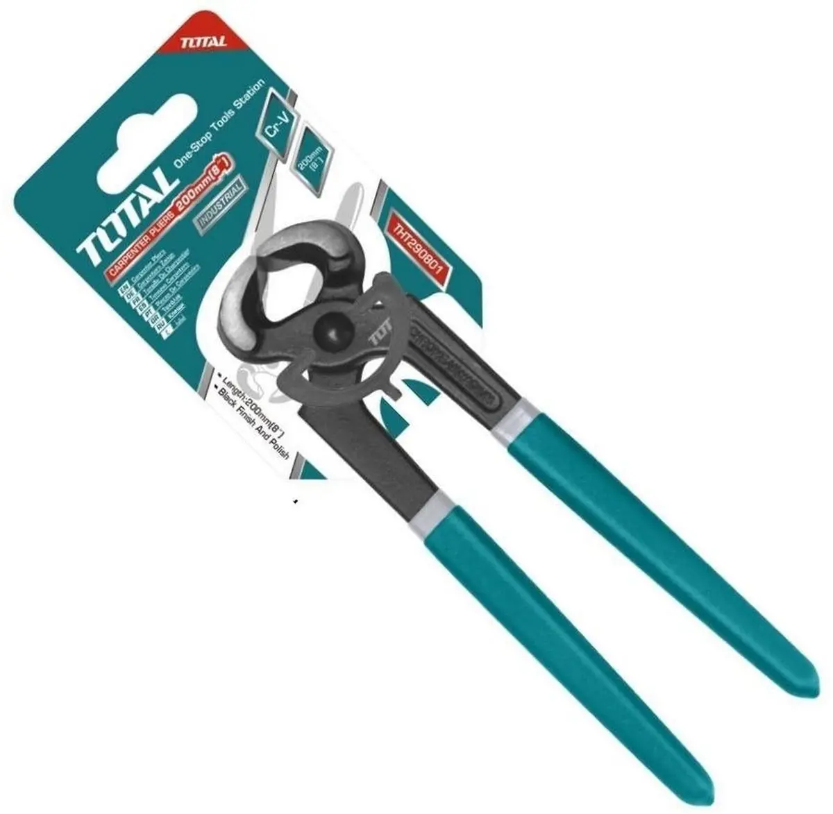 Total Carpenter Pliers 8" Tht290801 1