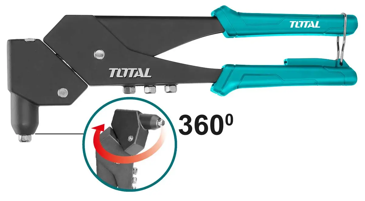 Total 360Å¡Swivel Head- Hand Riveter Tht32106 1