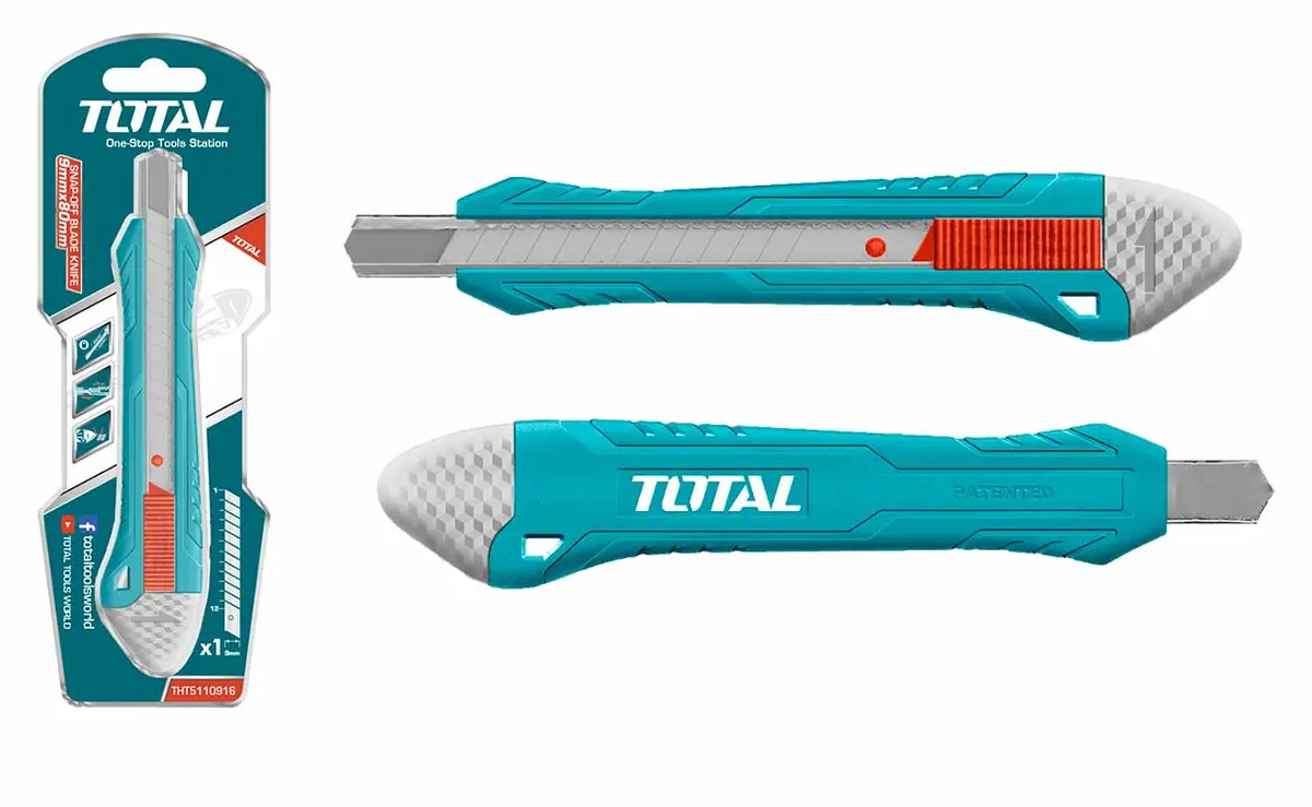 Total Snap-Off Blade Knife 9Mm Tht5110916 1