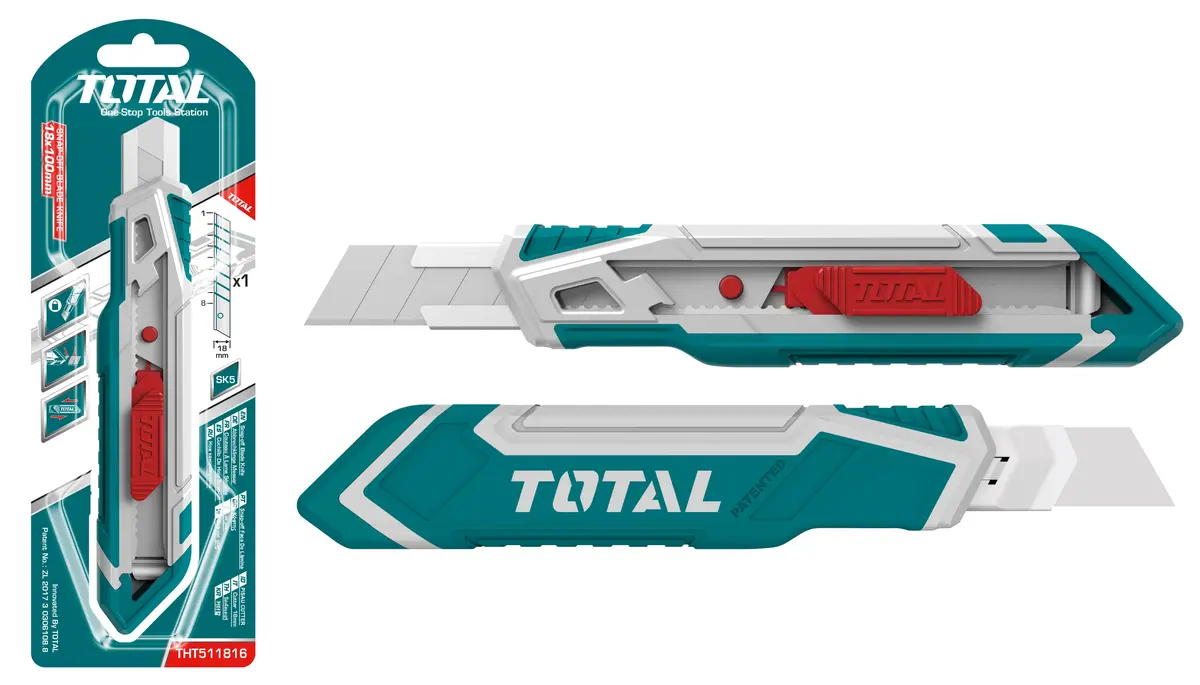 Total Snap-Off Blade Knife 18Mm Tht511816 1
