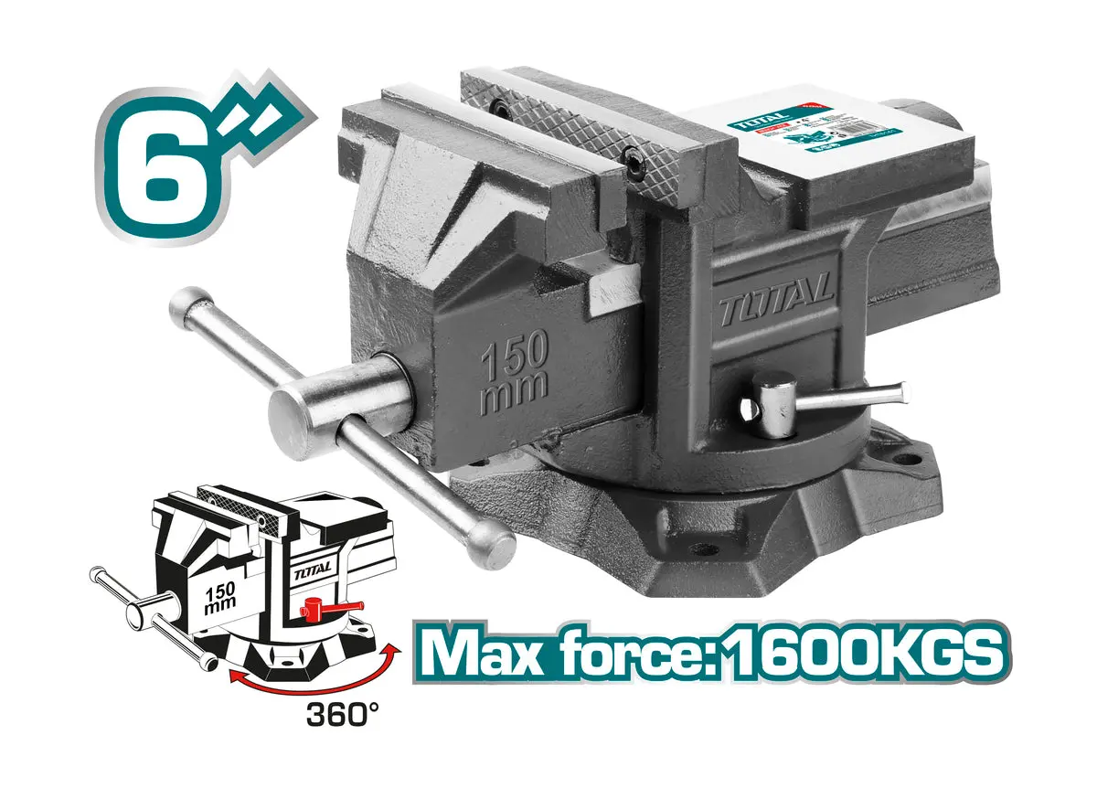Total Bench Vice 6" Tht6166 1