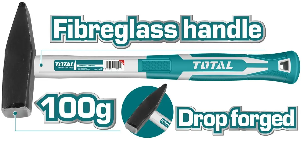 Total Machinist Hammer 100G Tht711006 1