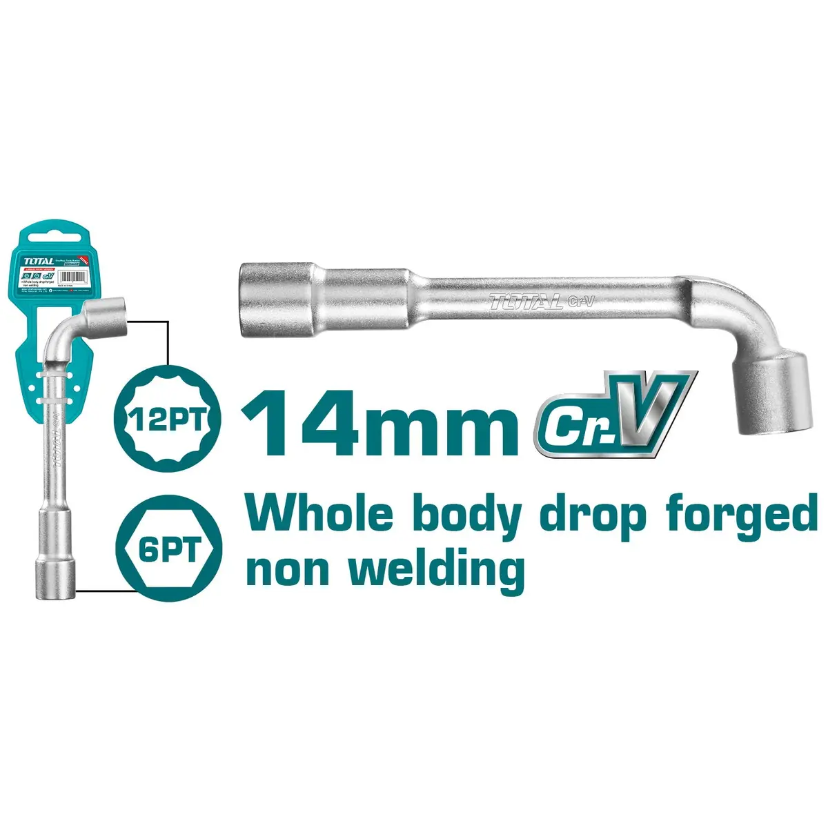 Total L-Angled Socket Wrench 14Mm Thwl1406 1