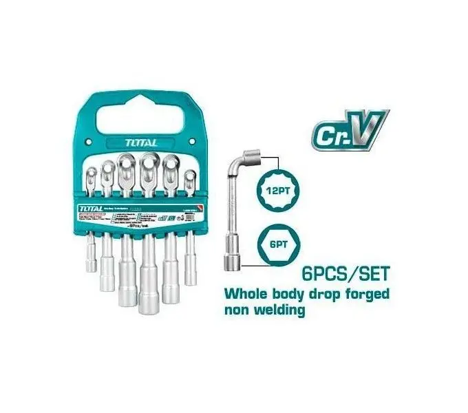 Total L-Angled Socket Wrench Set Tlaswt0601 1