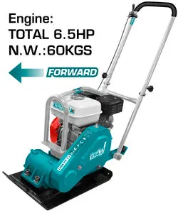 Total Gasoline Plate Compactor 4.8Kw 10.5Kn Tp7060-2 1