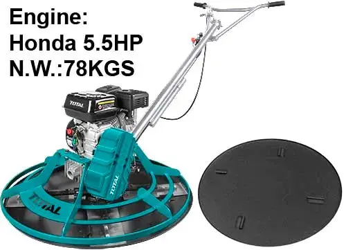 Total Gasoline Power Trowel 5.5Hp Tp9361-1 1