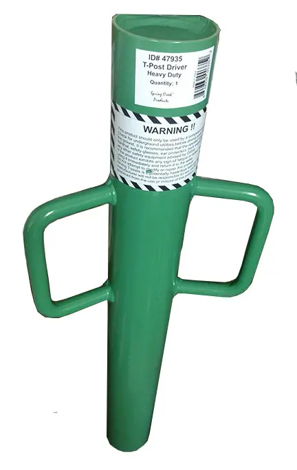 T-Post Driver 2 Handle 3.5"X30" Green 1