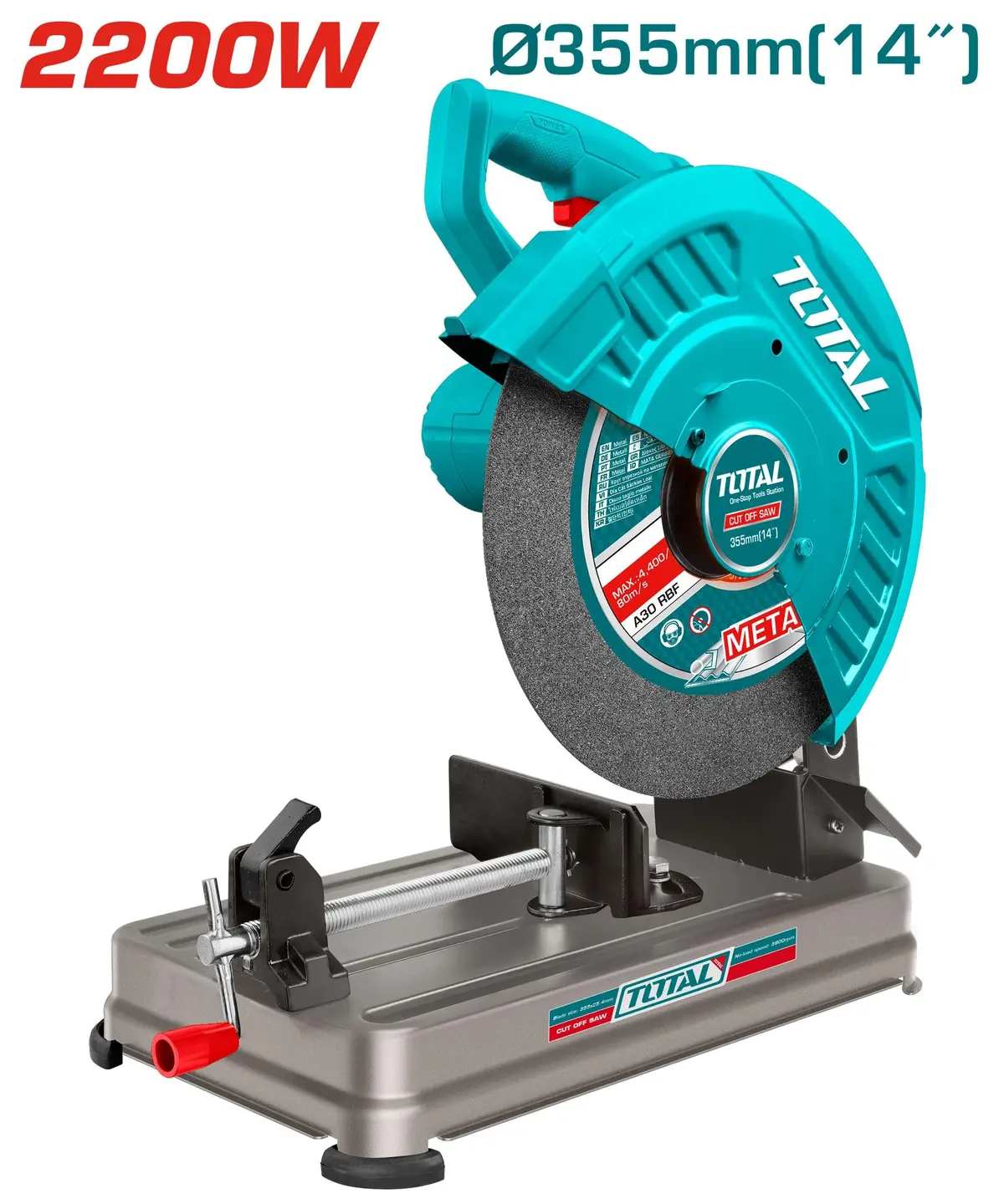 Total Cut Off Saw 2200W Ts223558 1