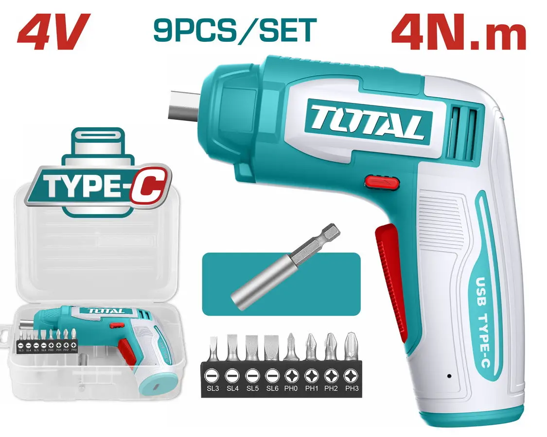Total Cordless Screwdriver Tsdli0458 1