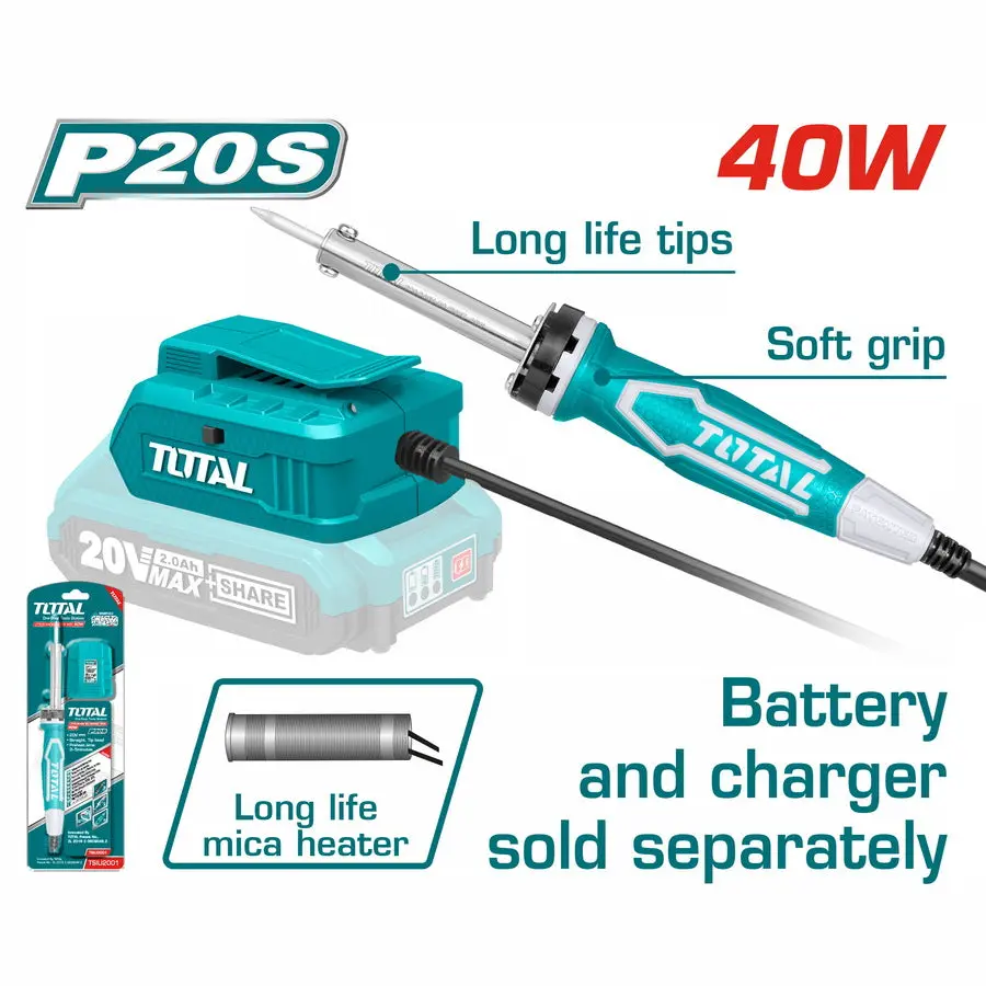 Total Cordless Soldering Iron Tsili2001 1
