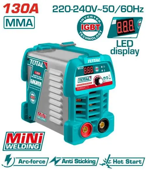 Total Inverter Mma Welding Machine 130A Tw213049 1