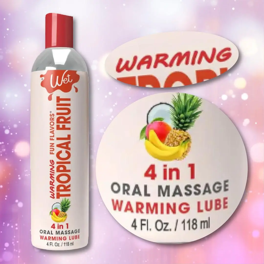 Wet "Tropical Fruit" Flavored Warming 4 In 1  Lubricant 🍍 1