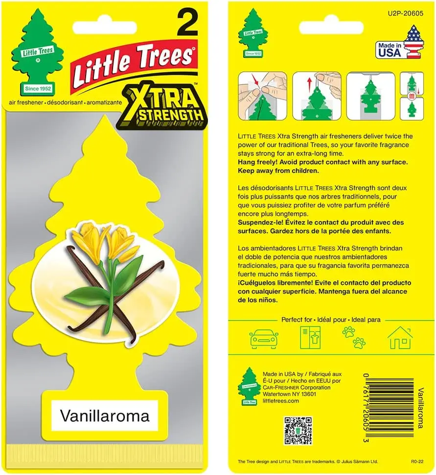 Little Trees Mini Vanillaroma - Case Of 12, 2-Packs 1