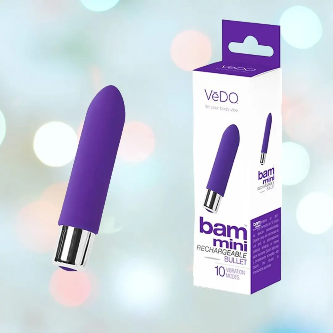 Vedo Bam Mini Rechargeable Bullet Vibrator - Indigo 1