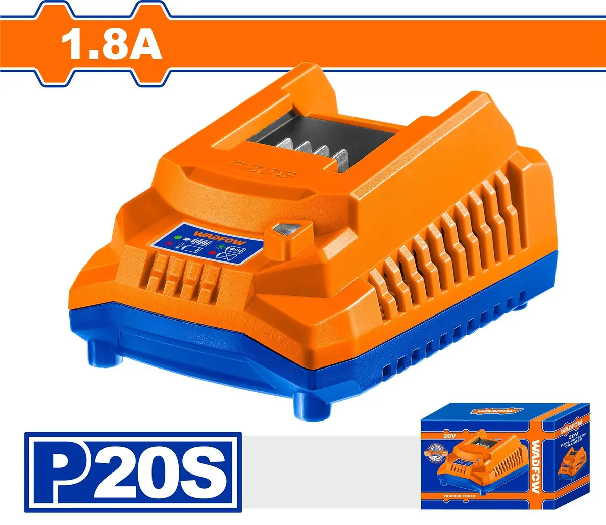 Wadfow 20V Battery Charger Wfcp518 1