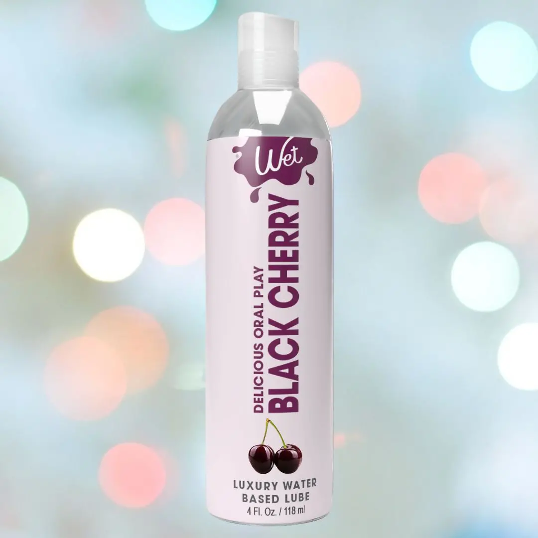 Wet Delicious Oral Play Black Cherry - Waterbase Flavored Lubricant 1