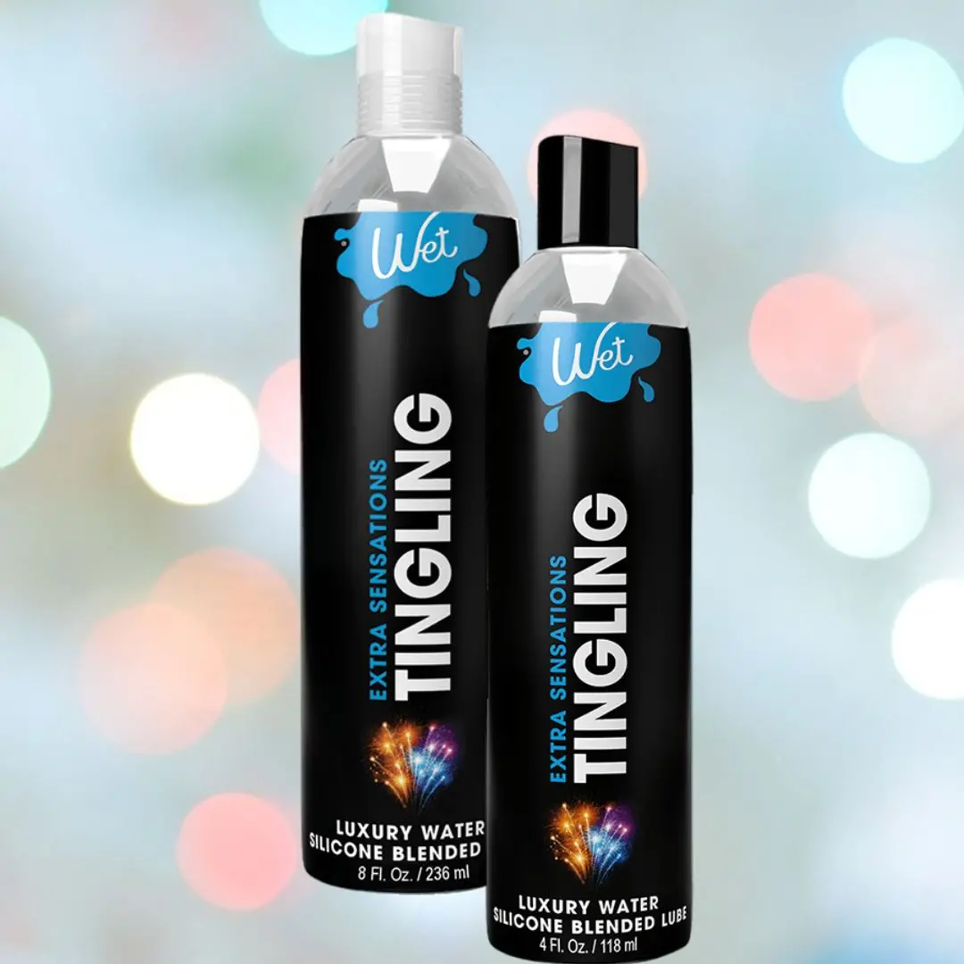 Wet Extra Sensations Tingling Water/Silicone Blend Based Lubricant 1