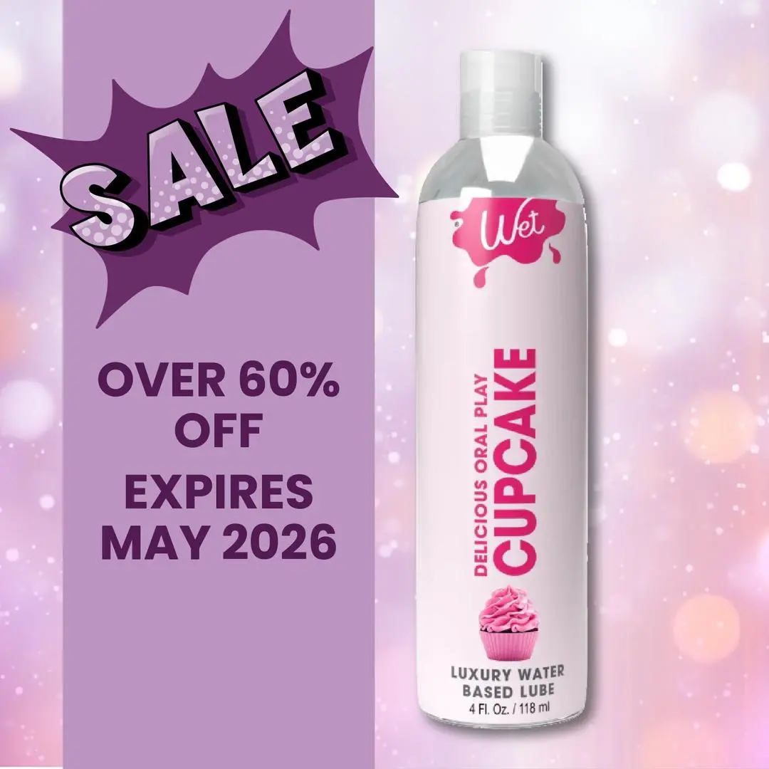 60% Off - Expires May 2026 - Wet Cupcake Flavored Water Based Lube 1