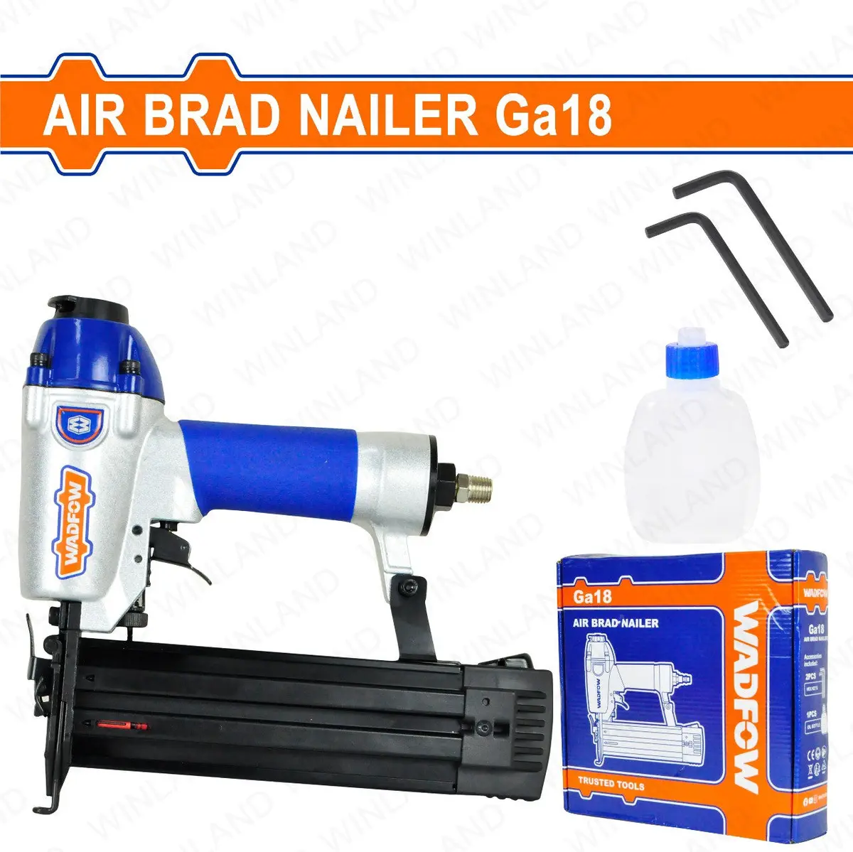 Wadfow Air Brad Nailer Wbn1550 1