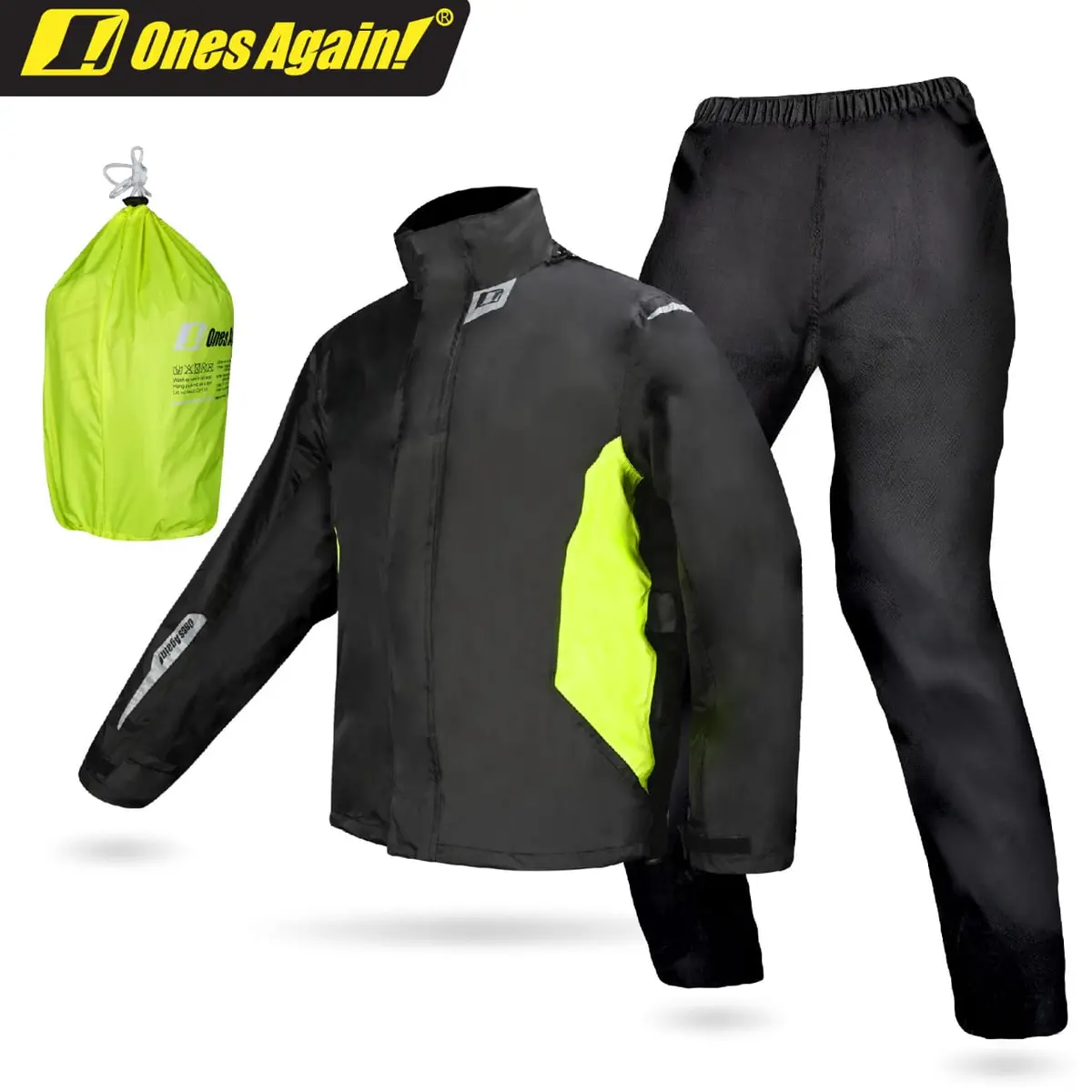 Ones Again Raincoat Sj08 (Neon Green) 1