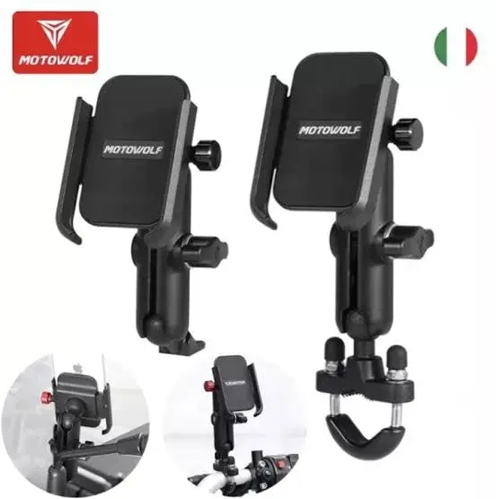 Motowolf Phone Holder With Charger 1