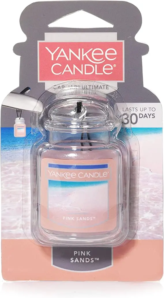 Yankee Candle Car Air Fresheners, Hanging Car Jar® Ultimate Pink Sands™ Scented - Case Of 6 Units 1