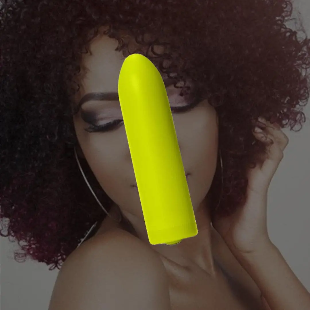 Zee Bullet Portable Clitoral Vibrator By Dame - Citrus 1