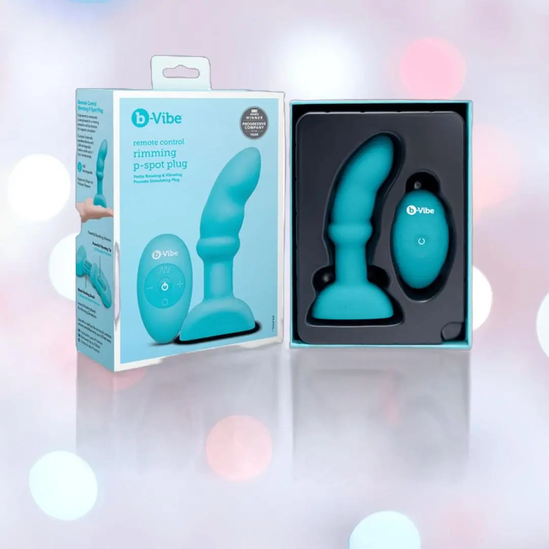 B-Vibe Remote Control Rimming P-Spot Plug 1