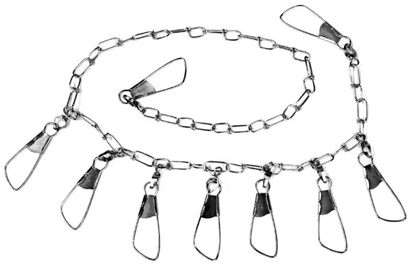 Fish Stringer 46" Chain With 9 Snaps 1