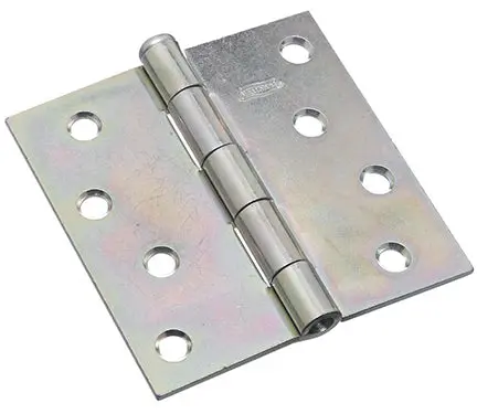 National Hardware N195-677 Removable Pin Broad Hinge 4 Inch Zinc Plated Steel 2 Pack 1