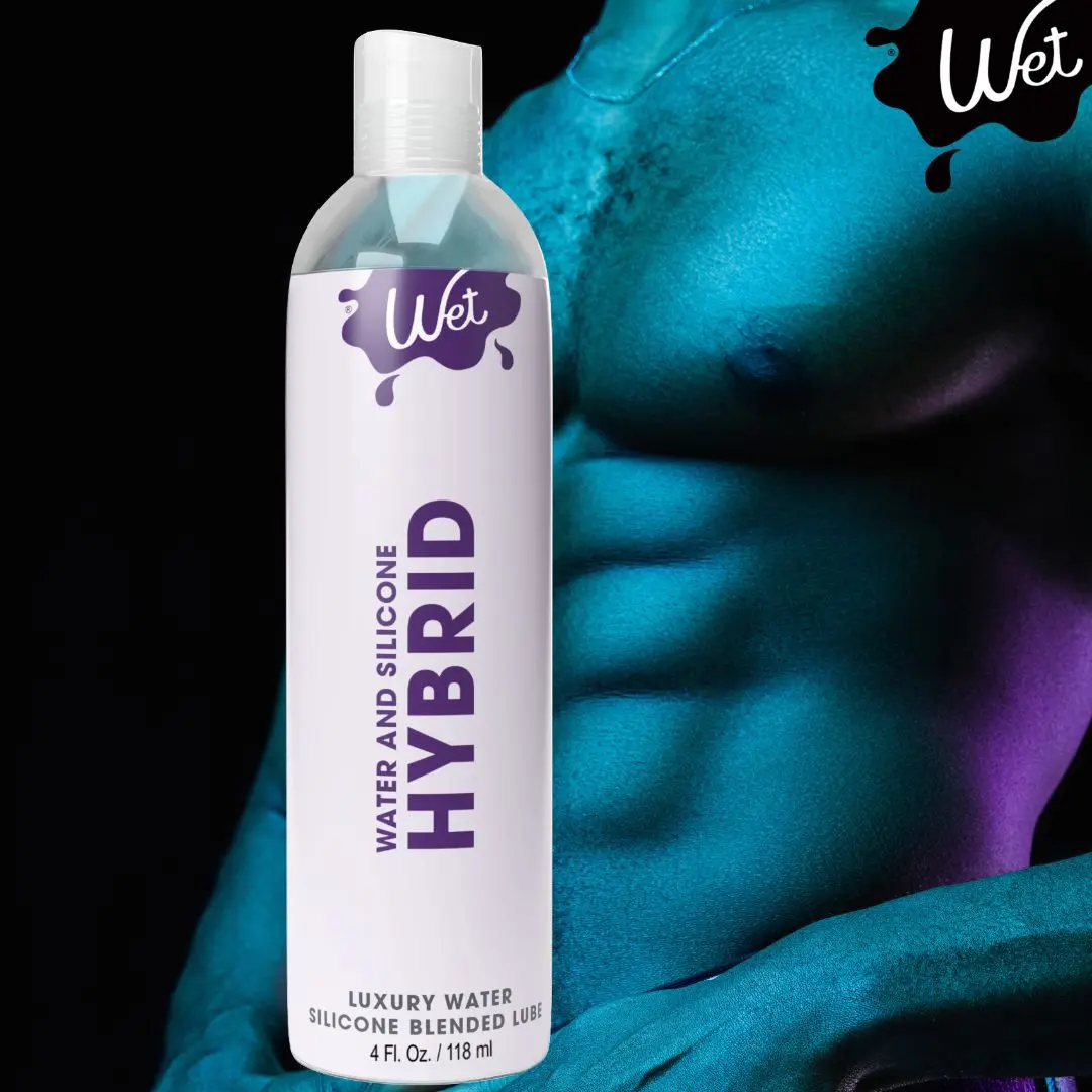 Wet Hybrid Water + Silicone Blend Based Lubricant 1