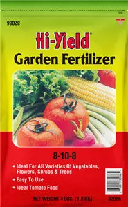 Hi-Yield Garden Fertilizer 8-10-8  - 4# 1