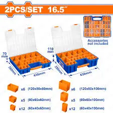 Wadfow 2 Pcs Plastic Organizer Set Wtb1633 1