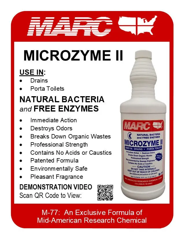 Marc 77 Micro-Zyme Natural Bacteria & Free Enzymes 1