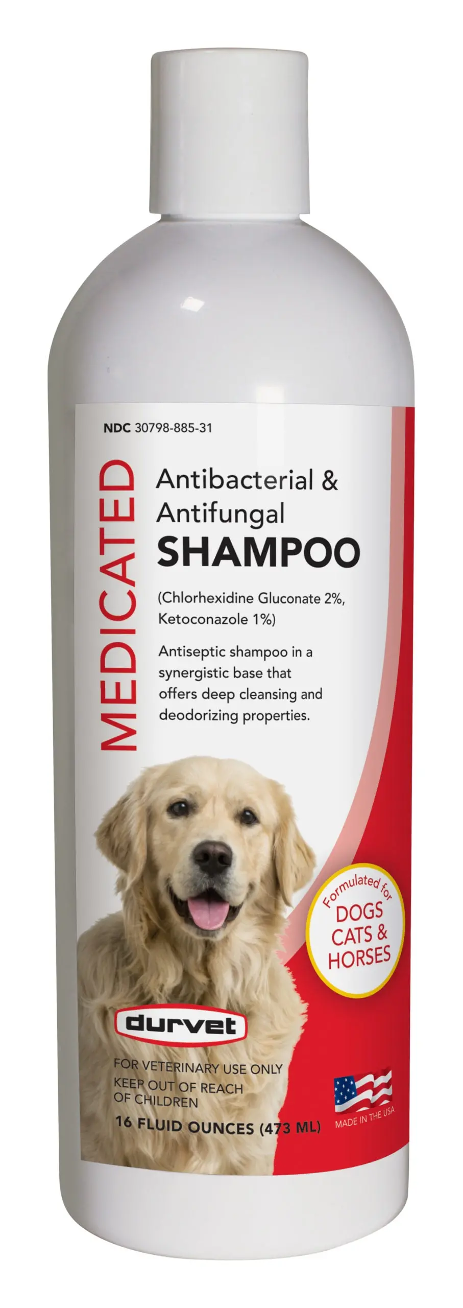 Antibacterial & Antifungal Medicated Shampoo 16Oz. 1