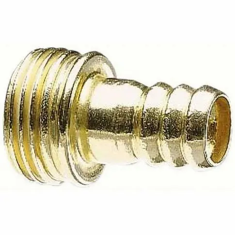 819434-1001 Hose Repair Male 3/4" - Brass Corrugated 1