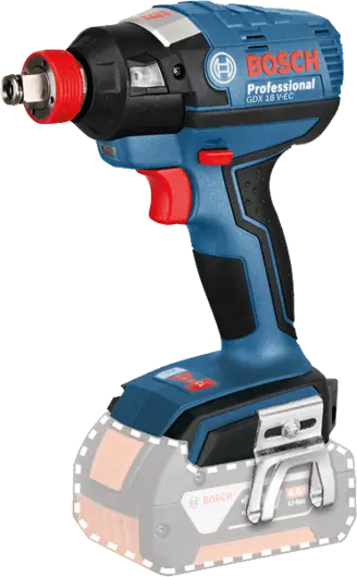 Bosch Cordless Impact Driver/Wrench, 18V, Brushless, Extra Battery Included, Gdx18v-Ec Professional 1