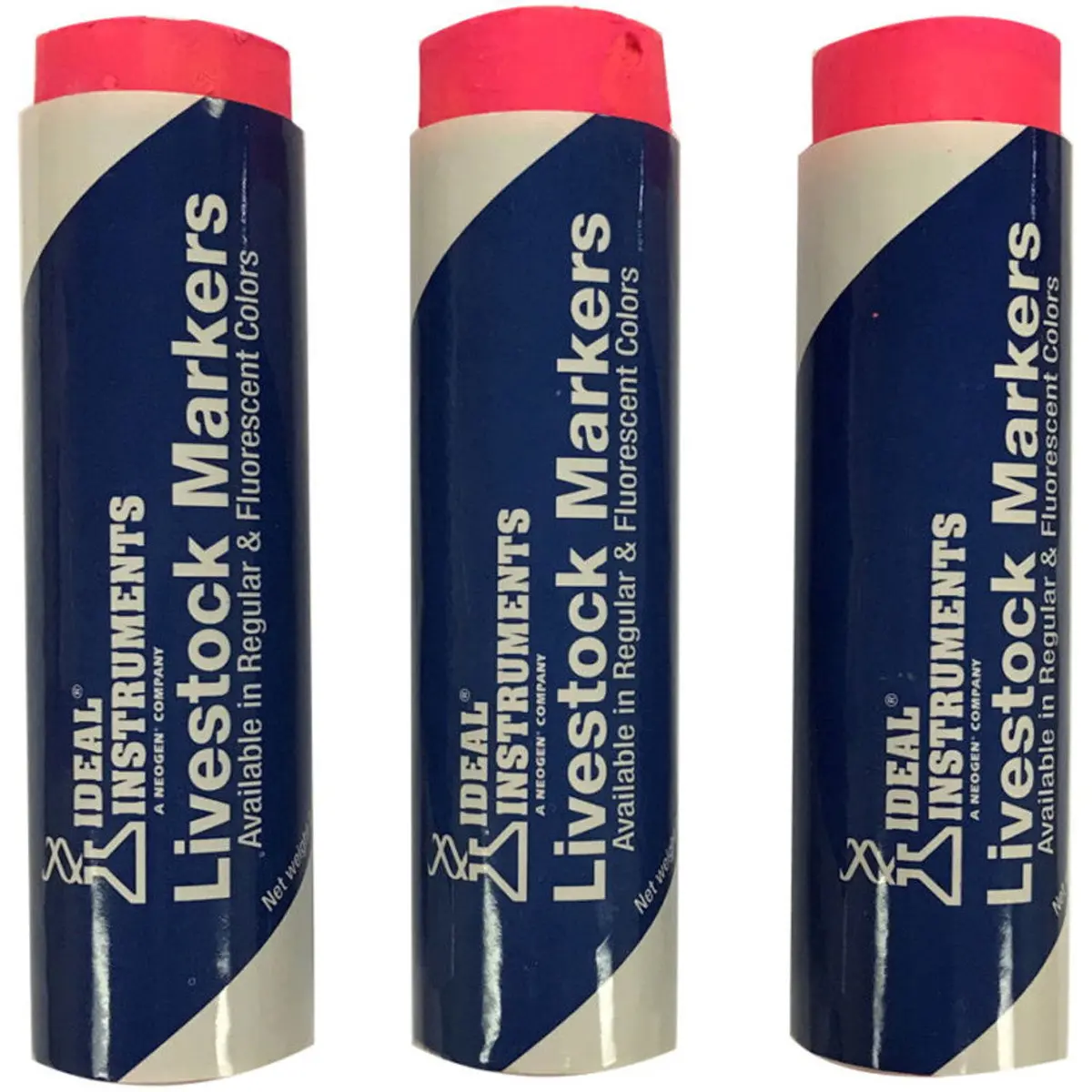 Ideal® Livestock Markers - 3 Pack - Orange 1